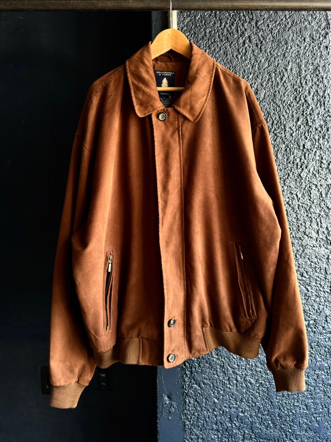 suede blouson