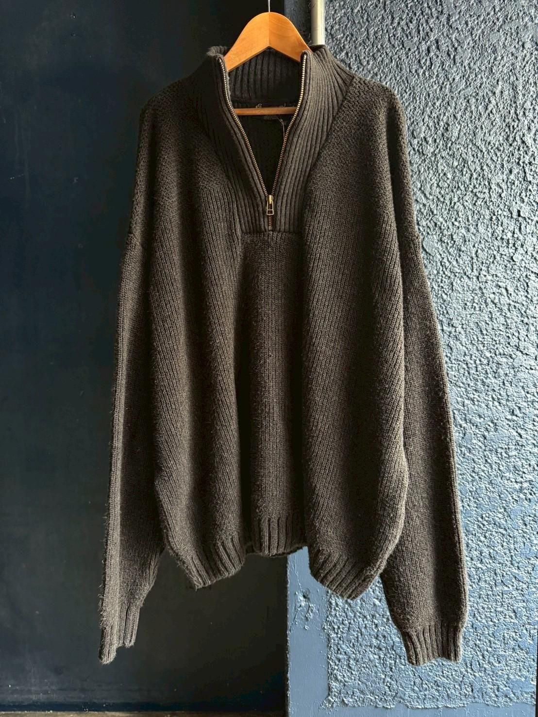 BLK OVERDYE original knit