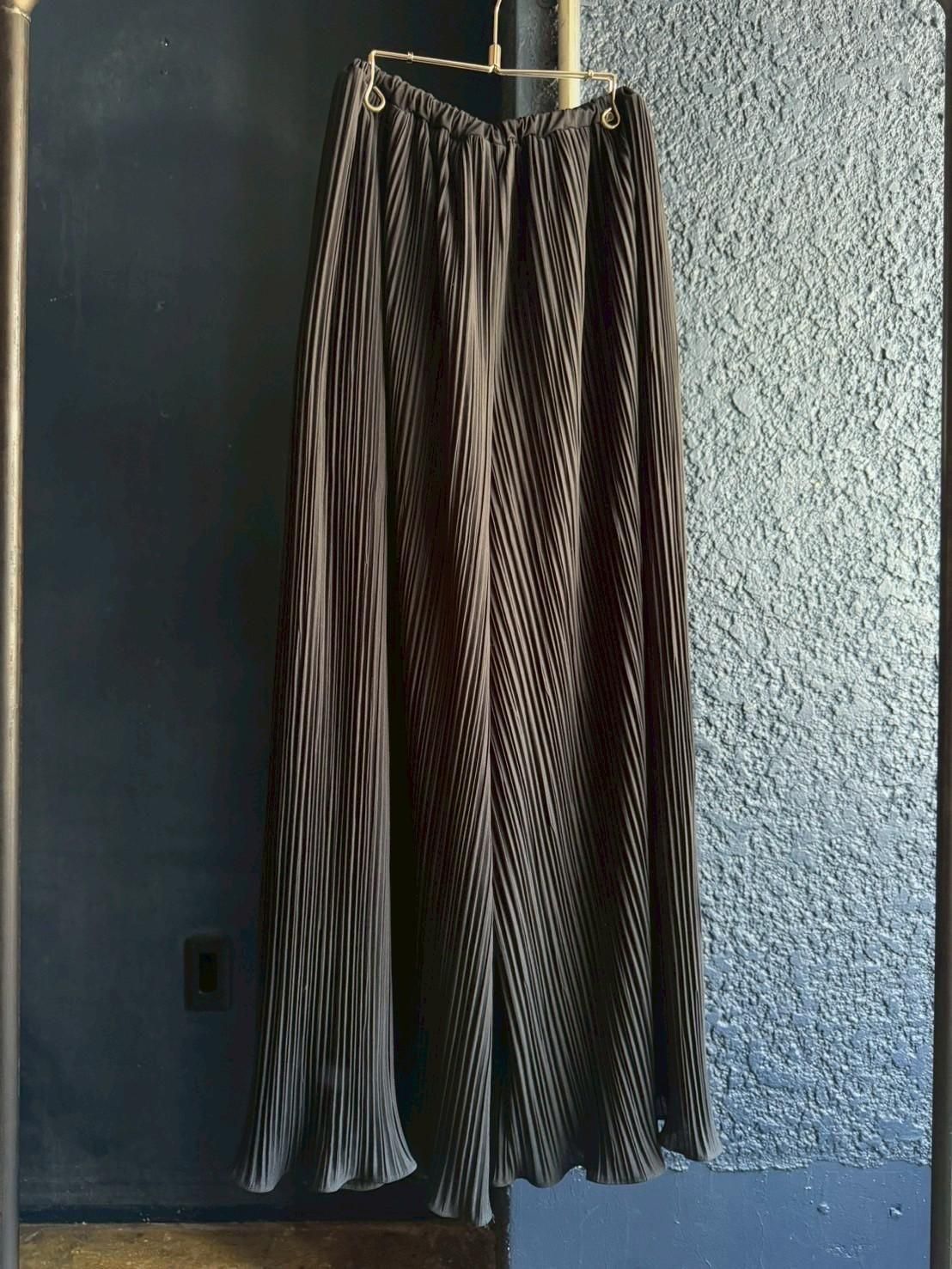 WIDE pleats easy pants