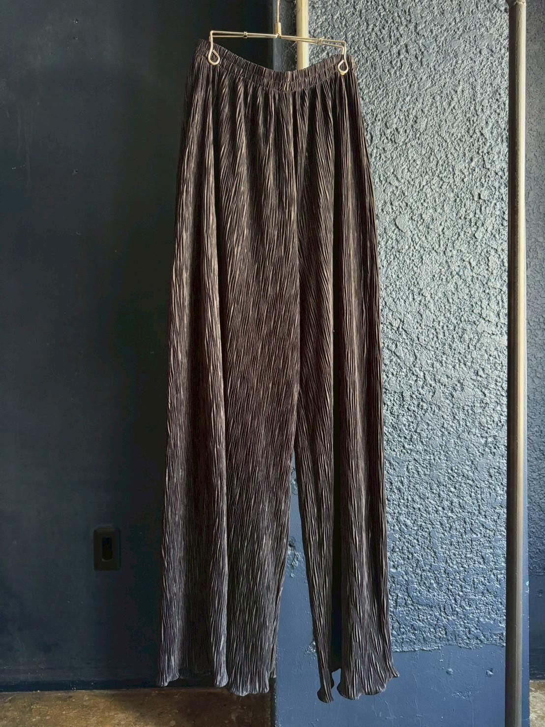 BLK pleats easy pants