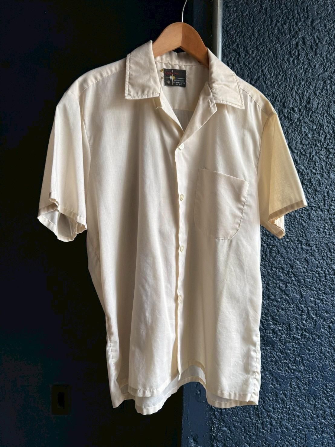 60s open collar shirt - h u m o r