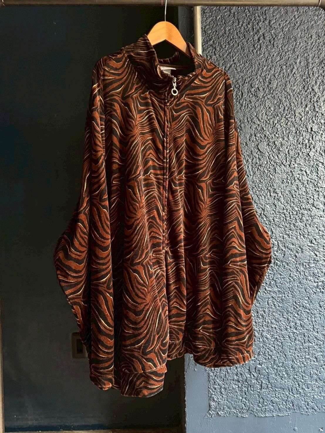 abstract pattern velours JKT