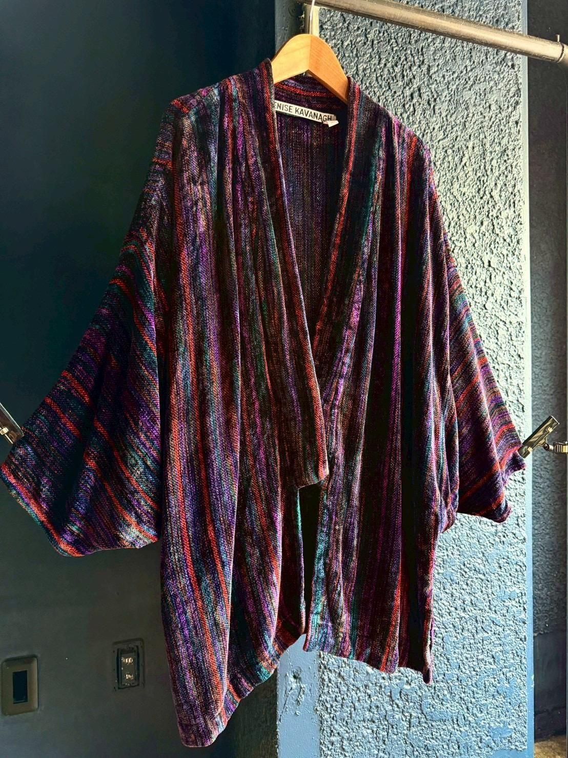 acryl knit design haori