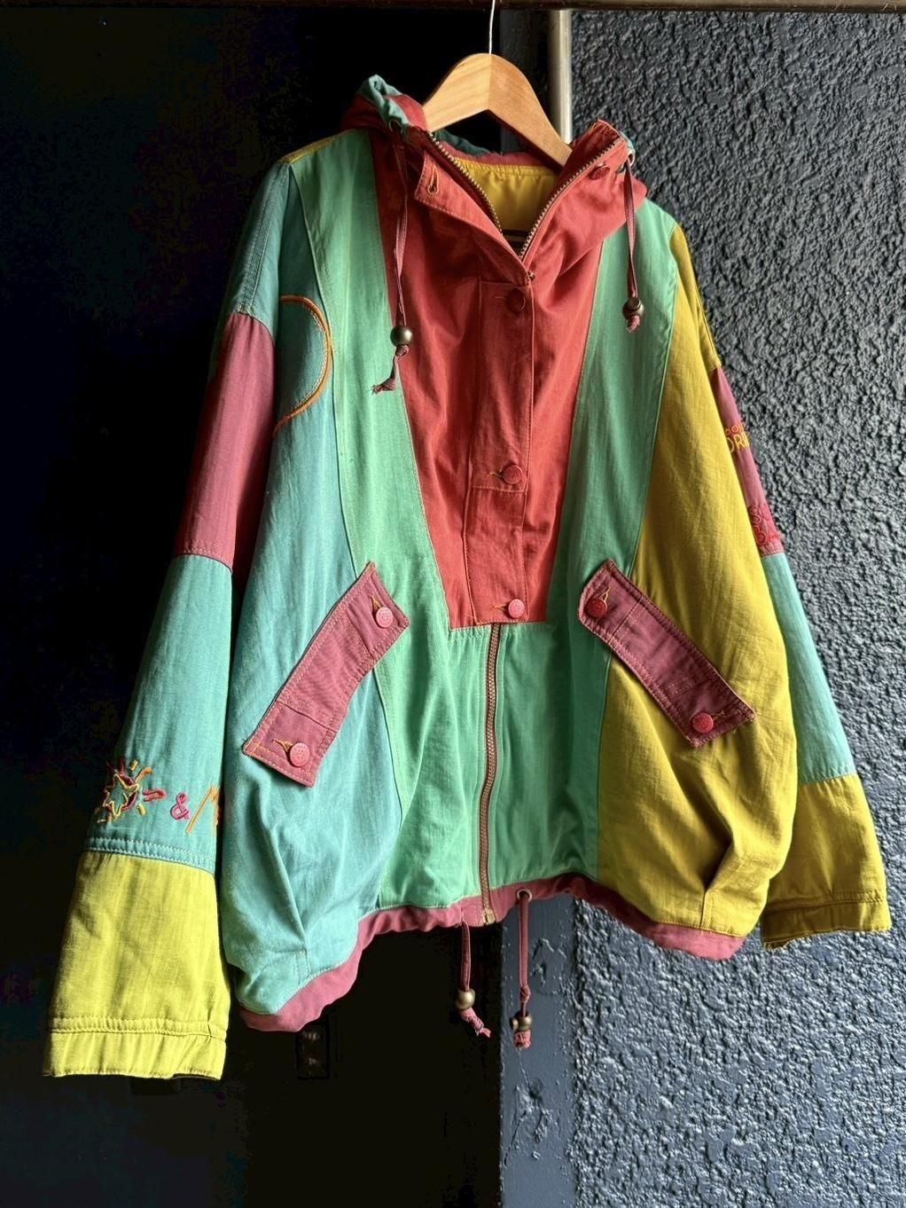 retro pastel color JKT
