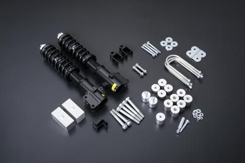 500系ハイゼットトラック用　J-tanto　1インチアップ車高調※フロントのみ 純正の乗り心地を変えないコダワリのリフトアップ！｜J-tanto
