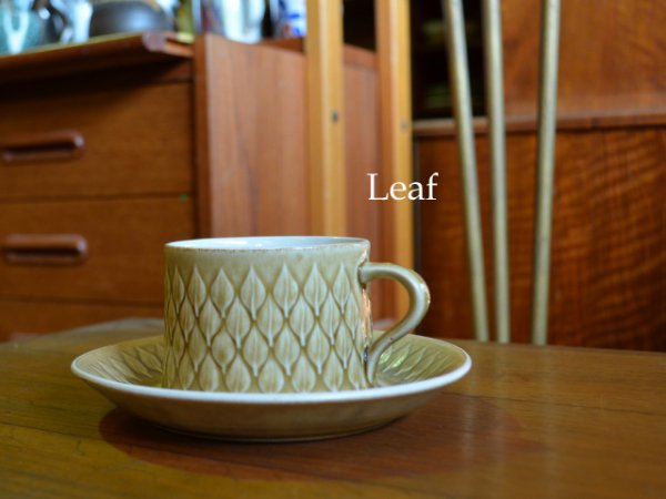 SOLD OUTJens.H.Quistgaard Leaf / cup & saucer<br>ȥ꡼աå&