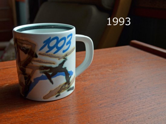 SOLD OUT】1993 Royal Copenhagen year mug 1993 ロイヤル ...