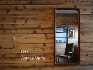 SOLD OUTΩδΤե졼ब̥Ū<br>ơߥ顼<br>teak vintage mirror 