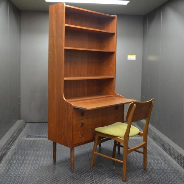 SOLD OUTۿ͵κФ꤬ݥȤΥ֥åӥ塼Teak Bookcase Bureau