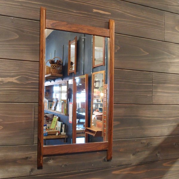 Size:W330 H625mm<br>Rosewood Mirror