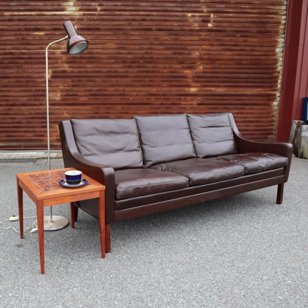 SOLD OUTۥåʥեߥ֥饦ܳסRosewood Leather 3 seater sofa