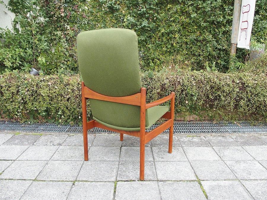 Teak High-back Easy Chair - 北の椅子と―北欧ヴィンテージ家具