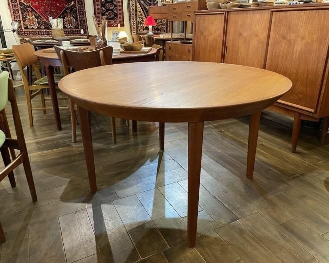 122H72.2cm<br>Ole Hald Teak Round Dining Table