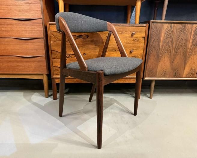 Kai Kristiansen<br>Rosewood Half-Arm Chair
