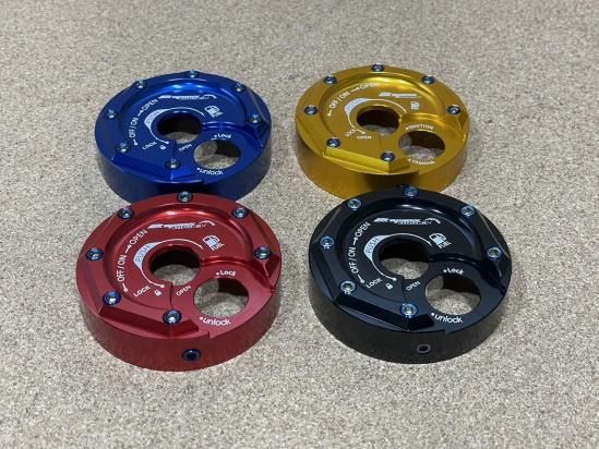 CNC イグニションカバー ブラック 台湾ヤマハ シグナスX/SMAX等