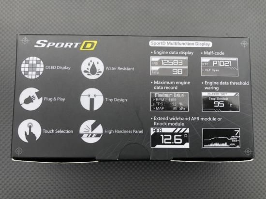 aRacer【SportD】コンパクト多機能メーター aRacer【SportD】コンパクト多機能メーター