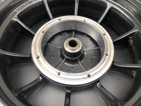 RPM リアキャストホイール ブラック 特注ドラムリング加工品 RPM リアキャストホイール ブラック 特注ドラムリング加工品