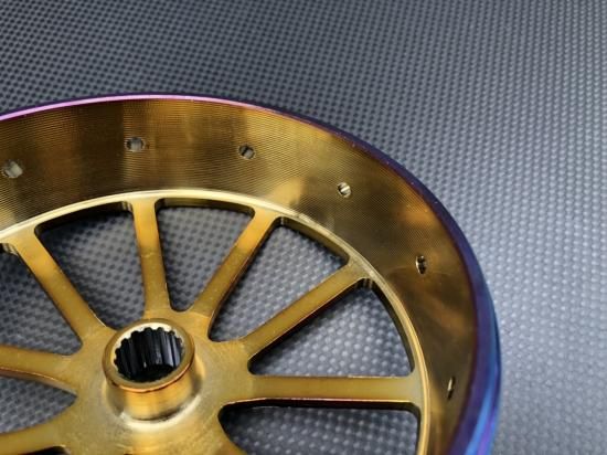 TFC 零四 マジェスティS メタルクラッチハウジングセット ヒートチタンブルー TFC マジェスティS MAJESTY S メタルクラッチハウジングセット