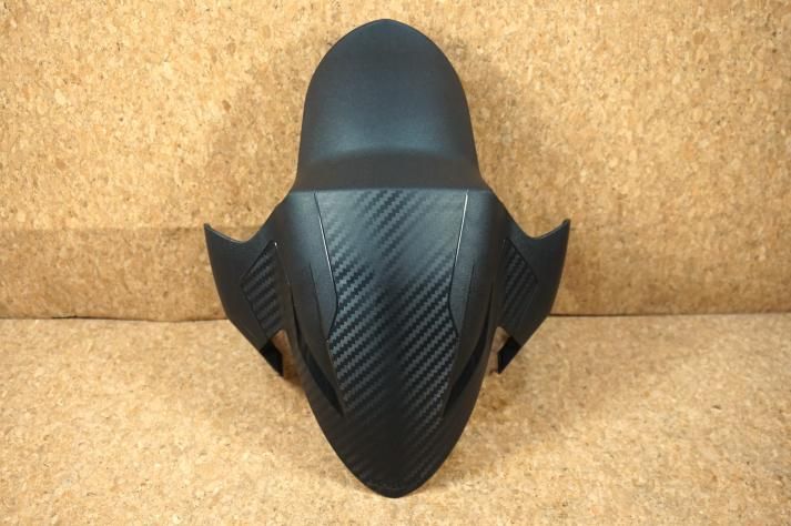 KOSO 】 アジャスタブルフロントフェンダー カーボン調 シグナス 4/5