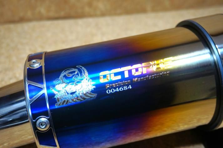 たこFactory 】 280ストレートチタンマフラー シグナスX