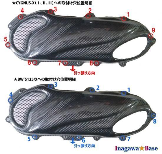 シグナスX/BWS125 カーボンクランクケースカバー シグナスX/BWS125 カーボンクランクケースカバー