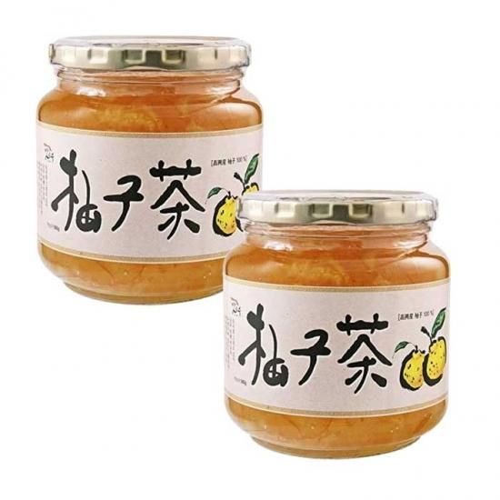 2本セット マッスンブ柚子茶 580gx2本 ゆず茶砂糖漬けユズ茶