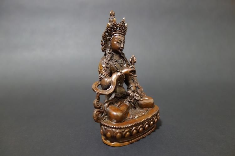 【仏像】金剛薩た(ヴァジュラサットヴァ) 銅製 12cm【送料無料】