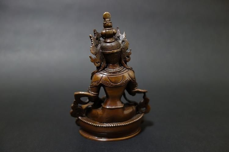 【仏像】金剛薩た(ヴァジュラサットヴァ) 銅製 24cm【送料無料】