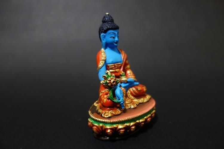 【仏像】薬師如来(薬師瑠璃光如来)小さな仏像 8cm【送料無料】