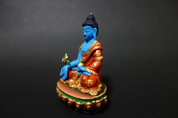 【仏像】薬師如来(薬師瑠璃光如来)小さな仏像 8cm【送料無料】