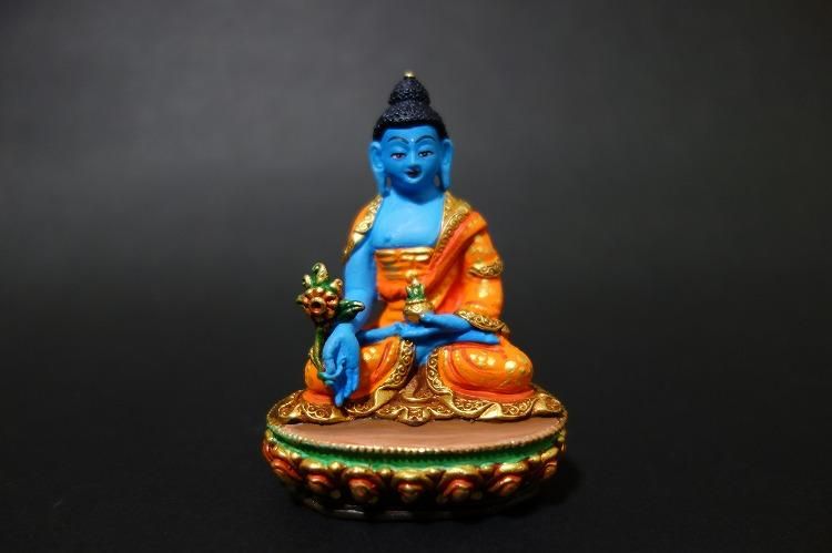 【仏像】薬師如来(薬師瑠璃光如来)小さな仏像 8cm【送料無料】