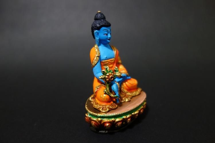 【仏像】薬師如来(薬師瑠璃光如来)小さな仏像 8cm【送料無料】