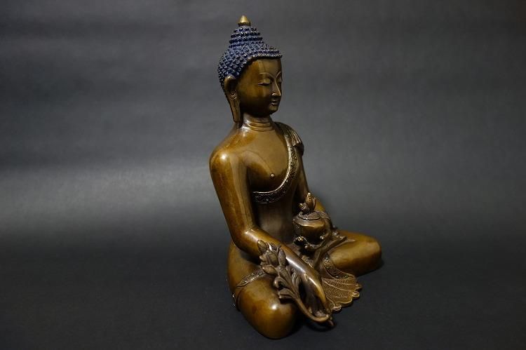 【仏像】薬師如来(薬師瑠璃光如来) 21cm【送料無料】