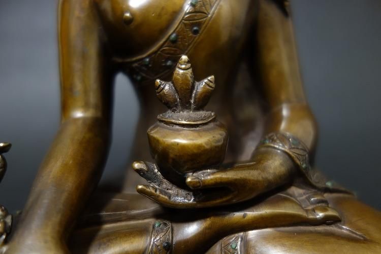 【仏像】薬師如来(薬師瑠璃光如来) 21cm【送料無料】