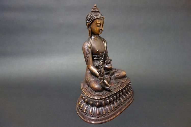 【仏像】薬師如来(薬師瑠璃光如来) 22cm【送料無料】