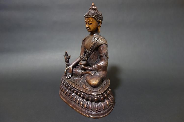 【仏像】薬師如来(薬師瑠璃光如来) 22cm【送料無料】