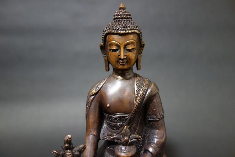 【仏像】薬師如来(薬師瑠璃光如来) 22cm【送料無料】