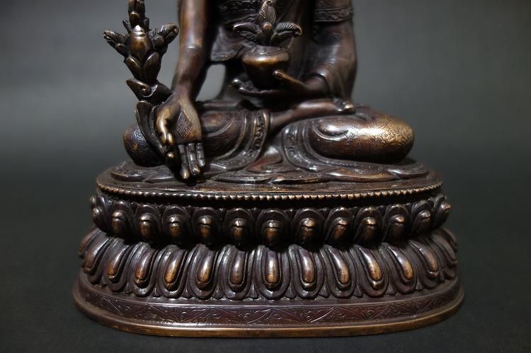 【仏像】薬師如来(薬師瑠璃光如来) 22cm【送料無料】