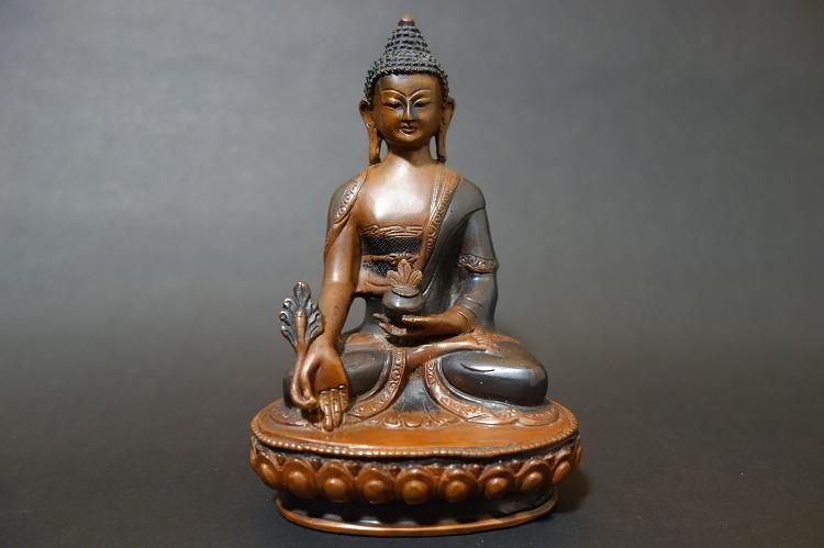 【仏像】薬師如来(薬師瑠璃光如来) 20cm【送料無料】