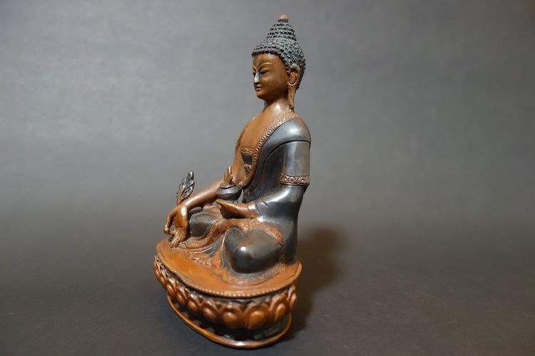 【仏像】薬師如来(薬師瑠璃光如来) 20cm【送料無料】