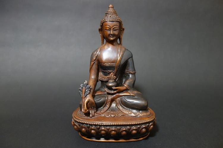【仏像】薬師如来(薬師瑠璃光如来) 20cm【送料無料】