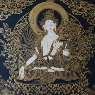 ホワイトターラ菩薩のシンギンギング ホワイトターラ菩薩のシンギンギング