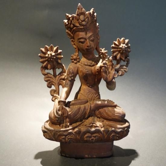 木彫り仏像 （開運七福神 高級天然 木彫り 仏像 布袋様 弥勒仏