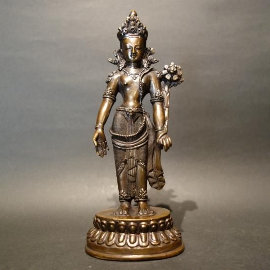 観音菩薩(観自在菩薩)鍍金・彫金仕上げ 28cm|大阪の仏像通販 観音菩薩(観自在菩薩)鍍金・彫金仕上げ 28cm|大阪の仏像通販
