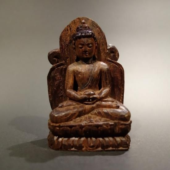 仏像】阿弥陀如来(アミターバ・アミターユス) 木彫り 本紫檀製 仏像】阿弥陀如来(アミターバ・アミターユス) 木彫り 本紫檀製