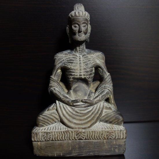 釈迦如来苦行像 石製 15cm｜大阪の仏像通販・販売なら仏像専門店 多羅堂