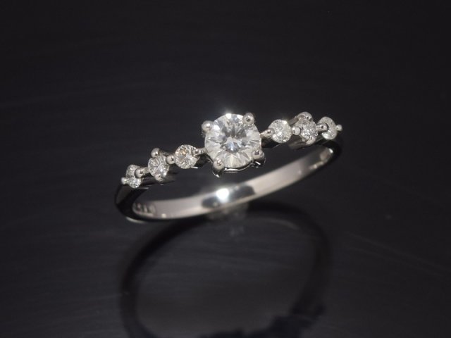 pt900 0.27ct ダイヤモンドリング