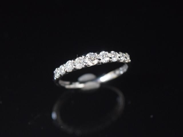 PT900 0.5ct ダイヤモンドエタニティリング - 齋藤宝石オンラインSHOP