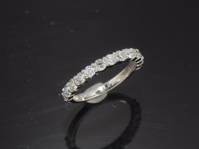 0.70ct フルエタニティ ダイヤモンドリング PT900 ダイヤ エタニティ