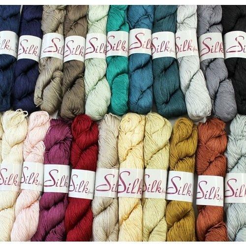 シルク100％！日本製の高品質編み糸】NASKA （ナスカ）毛糸 内藤商事